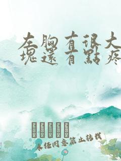 左胸有很大的硬块还有点疼