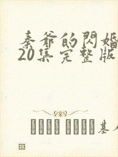 秦爷的闪婚短剧20集完整版