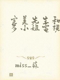 完美先生和差不多小姐电视剧在线观看