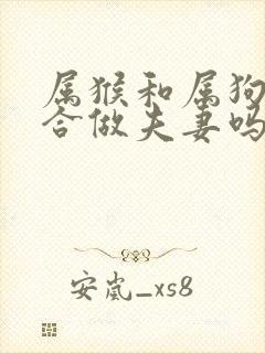 属猴和属狗的适合做夫妻吗怎样化解