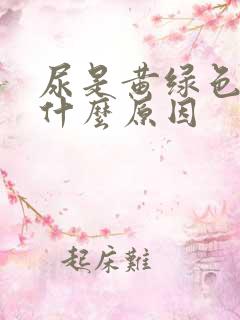 尿是黄绿色的是什么原因