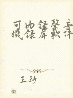 可内录声音的手机录屏软件