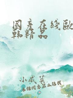 国产在线欧美日韩精品