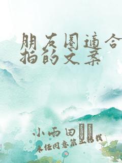 朋友圈适合发自拍的文案