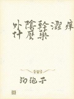 外阴干涩痒痛用什么药