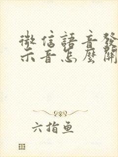 微信语音发送提示音怎么关