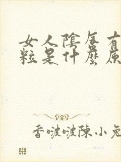 女人阴唇有小颗粒是什么原因