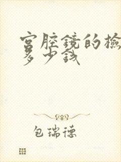 宫腔镜的检查要多少钱