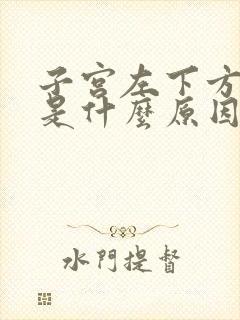 子宫左下方疼痛是什么原因