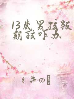 13岁男孩叛逆期该咋办