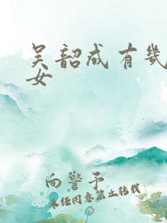 吴韶成有几个子女