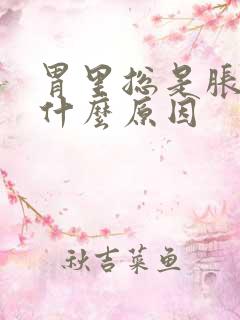 胃里总是胀气是什么原因