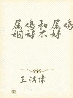 属鸡和属鸡的婚姻好不好