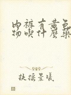 内裤有黄色分泌物吃什么药