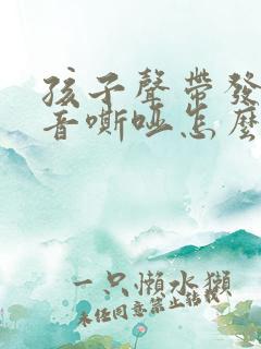 孩子声带发炎声音嘶哑怎么治疗