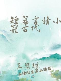 短篇言情小说甜宠古代