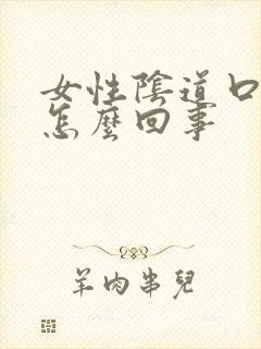 女性阴道口疙瘩怎么回事