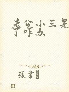 老公小三是断不了咋办