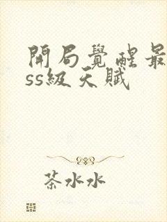 开局觉醒最强sss级天赋