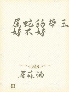 属蛇的带玉手镯好不好