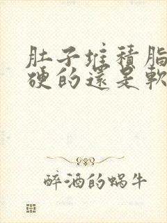 肚子堆积脂肪是硬的还是软的