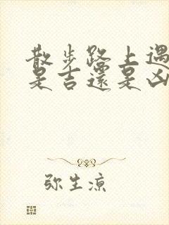 散步路上遇到蛇是吉还是凶