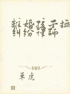 离婚孩子抚养权纠纷律师