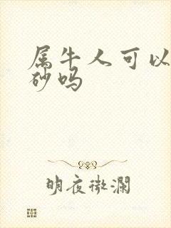 属牛人可以带朱砂吗