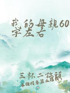我的母亲600字左右