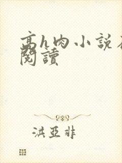 高h肉小说在线阅读