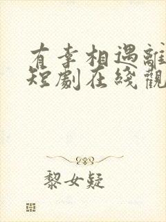 有幸相遇离婚时短剧在线观看