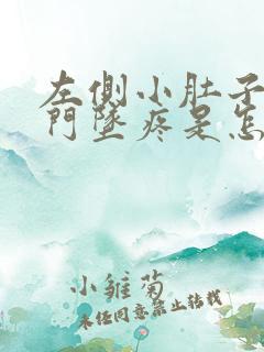 左侧小肚子疼肛门坠疼是怎么回事