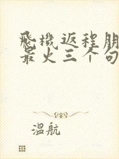 飞机返程朋友圈最火三个句子