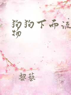 狗狗下面流分泌物