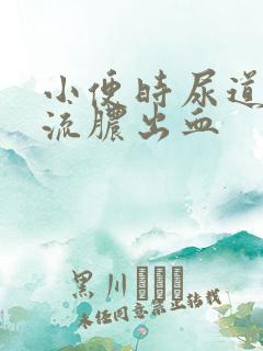 小便时尿道刺痛流脓出血