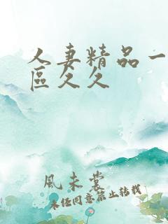 人妻精品一区二区久久