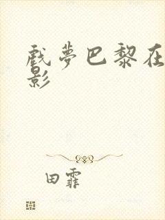 戏梦巴黎在线电影