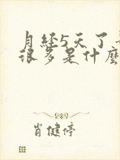 月经5天了量还很多是什么原因