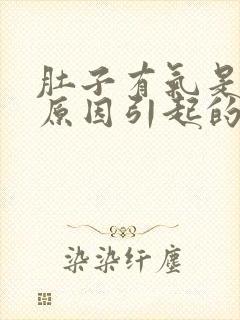 肚子有气是什么原因引起的