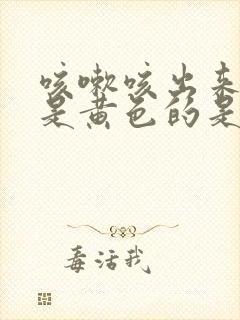 咳嗽咳出来的痰是黄色的是什么原因