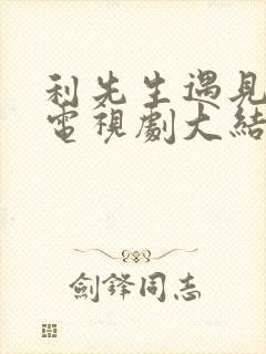 利先生遇见爱情电视剧大结局