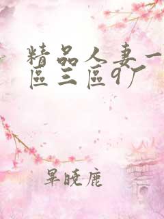 精品人妻一区二区三区9厂