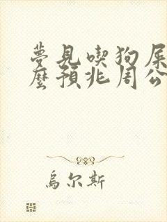 梦见吃狗屎是什么预兆周公解梦