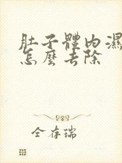 肚子体内湿气重怎么去除