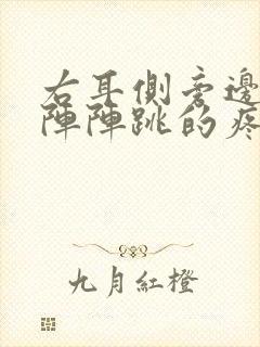 右耳侧旁边头皮阵阵跳的疼