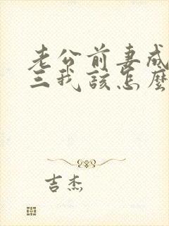 老公前妻成了小三我该怎么办