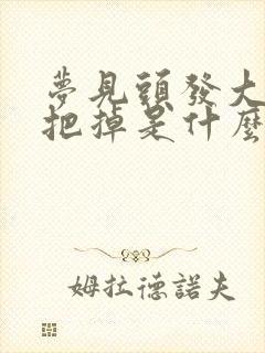 梦见头发大把大把掉是什么预兆