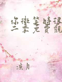 你微笑时很美第二季免费观看全集