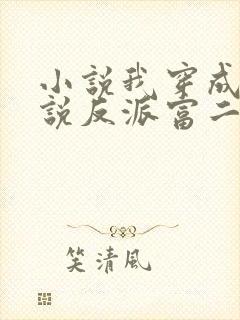 小说我穿成了小说反派富二代