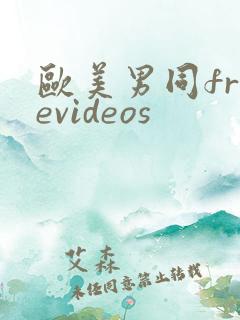 欧美男同freevideos